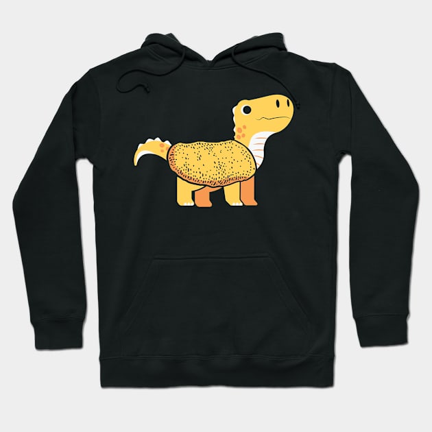 Chicken Nugget Dino Hoodie by TomCage